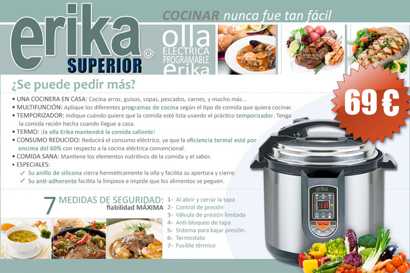 Olla Programable Erika Plus Erika | Robot de cocina | Web Oficial en España